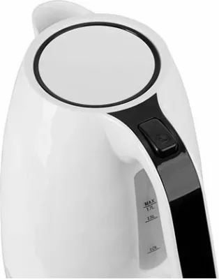 Çajnik elektrik Adler AD1277, 1.7L, 2200W, plastik, i bardhë