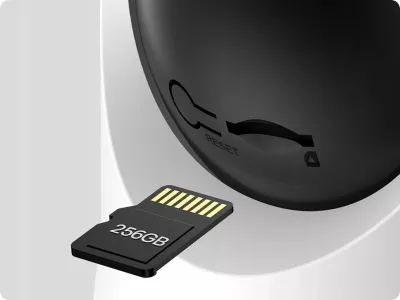 Kamerë sigurie e brendshme Baseus P1 Pro 3K 5MP Wi‑Fi Pan/Tilt 360° MicroSD deri 256GB, e bardhë