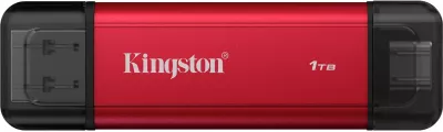 SSD i jashtëm Kingston Dual Portable SPSD/1TB 1TB, e kuqe