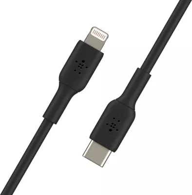 Kabllo Belkin CAA003BT1MBK, 1 m, Lightning, USB C, Ngjyrë e zezë