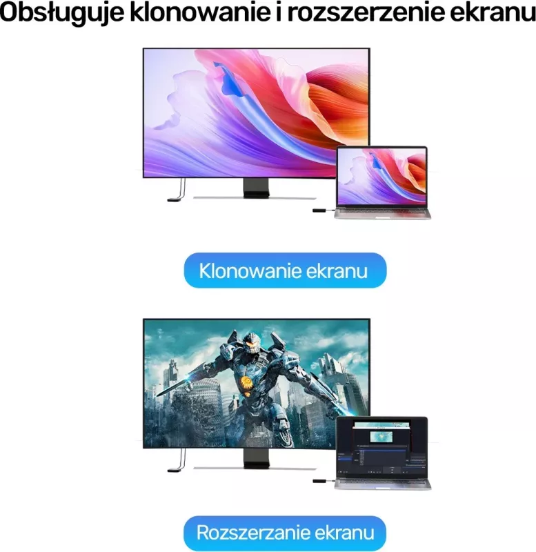 Nadaç HDMI pa kabllo Unitek, 50m, i zi