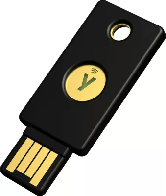 USB çelës sigurie Yubico YubiKey 5 NFC FIPS, NFC, e zezë