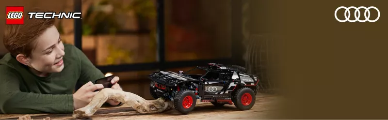 Set ndërtimi LEGO Audi RS Q e-tron, 10 vjet, Plastikë, 914 pjesë, 1.86 kg