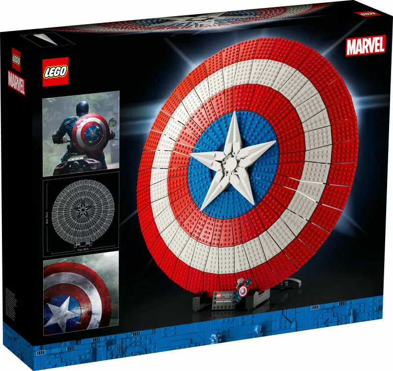 Set ndërtimi LEGO Marvel Super Heroes Captain America's Shield, 3128 pjesë, Multikolor