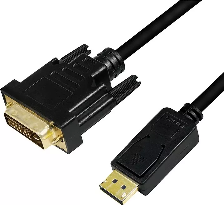 Kabllo DisplayPort në DVI LogiLink CV0131, 2m, e zezë