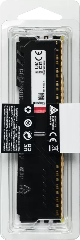RAM Memorje Kingston FURY Beast 8GB 3200MT/s DDR4 CL16 DIMM, e zezë
