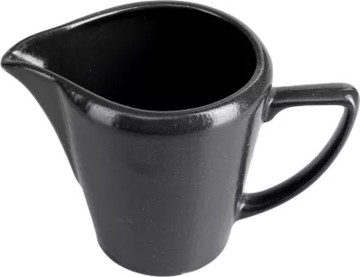 Kremiere porcelani Porland Seasons Coal 150 ml, e zezë, set 6 copë