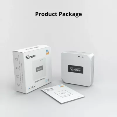 Hub/Bridge RF smart SONOFF RF ZBridge R2, Wi‑Fi 2.4GHz + RF 433MHz, USB 5V, bardhë