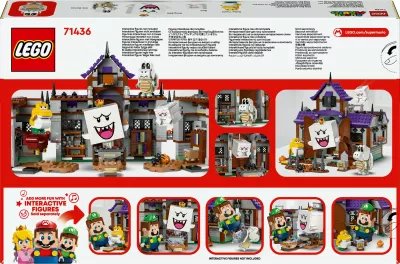 Set ndërtimi LEGO Super Mario 71436 King Boo's Haunted Mansion, shumëngjyrësh