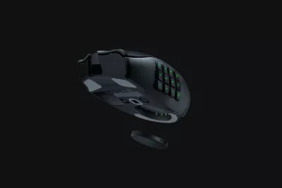 Maus gaming Razer Naga V2 Pro, wireless/Bluetooth/USB Type-C, i zi