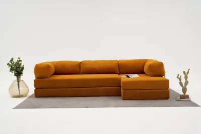 Këndsofa Atelier del Sofa, Comfort, portokalli