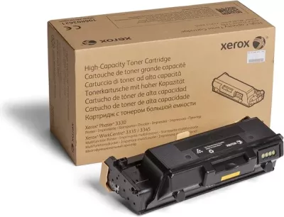Toner XEROX 106R03621 kapacitet i lartë 8,500 faqe për Phaser 3330/WorkCentre 3300, i zi