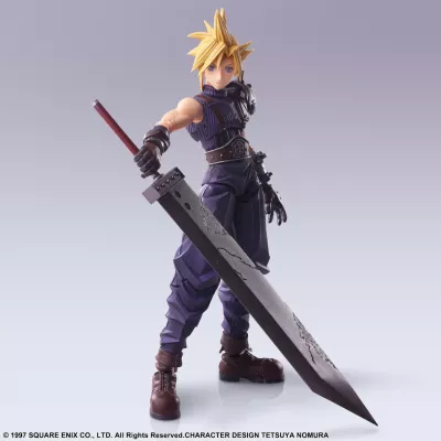 Figurinë aksion koleksionuese Square Enix Bring Arts Cloud Strife Final Fantasy VII Digital Plus Edition 15.2 cm