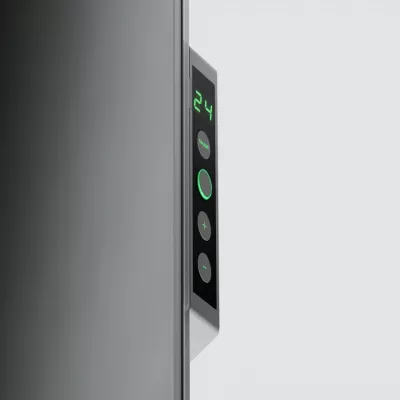 Ngrohës smart AENO Premium Eco AGH0005S 700W, xham i temperuar, infrared+konveksion, Gri