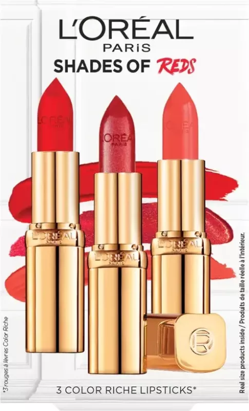 Set buzëkuq L'Oreal Shades of Red 