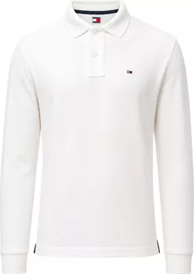 Maicë polo për meshkuj Tommy Hilfiger Jeans DM0DM23630, e bardhë [Madhësia: L]