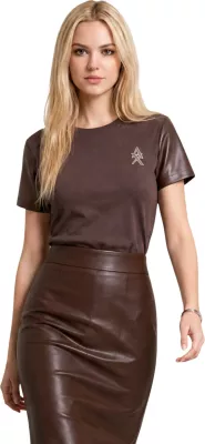 Maicë për femra Armani Exchange XW002812 AF10356, kafe [Madhësia: S]