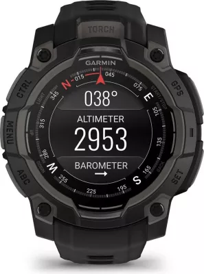Smartwatch Garmin Instinct 3 AMOLED, 4 GB, GPS, e zezë