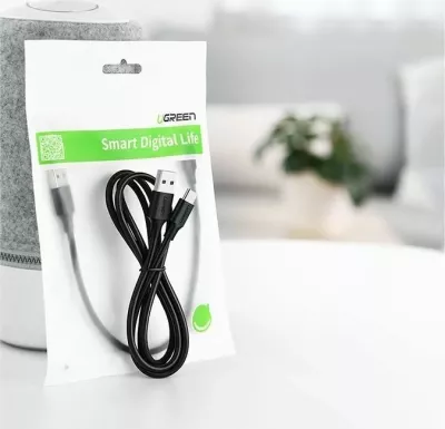 Kablë USB-A në USB-C Ugreen 54452 3 m 3A USB 2.0, e zezë