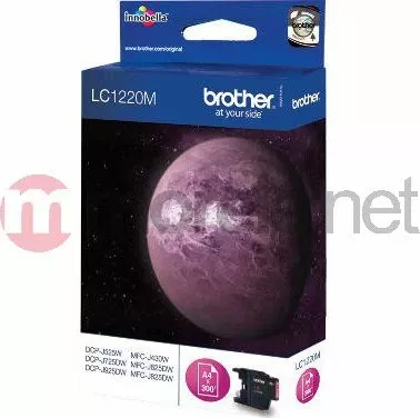 Kartrixh bojë origjinale Brother LC-1220M 300 faqe, magenta
