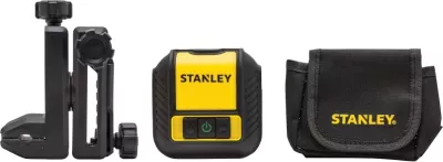 Laser nivelues kryq Stanley Cubix Green Glow STHT77499-1, lazer i gjelbër, set me mbajtëse + 2x AA + kuti