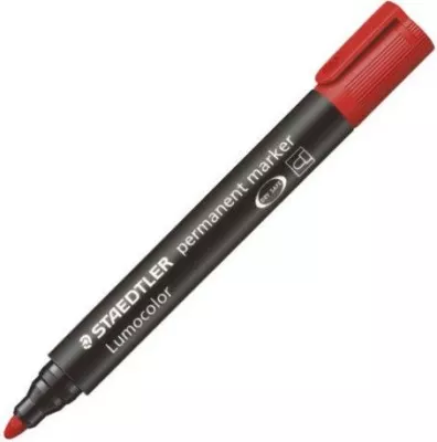 Marker permanent STAEDTLER Lumocolor 352-2, i kuq, 2mm