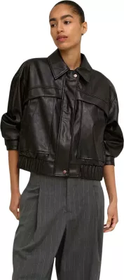 Jakne biker për femra Only ONLMELLE OTW 15373701, kafe e errët [Madhësia: S]
