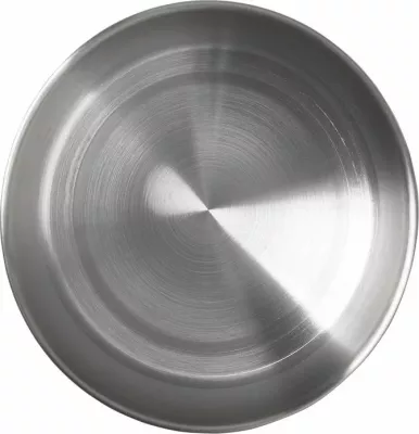 Mbajtës veglash kuzhine VonShef 1507143, çelik inox, deri 20 vegla, 17.5 x 17.5 cm, argjendtë