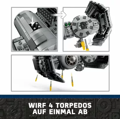 Set ndërtimi LEGO Star Wars TIE Bomber, 625 pjesë, plastikë, shumëngjyrësh