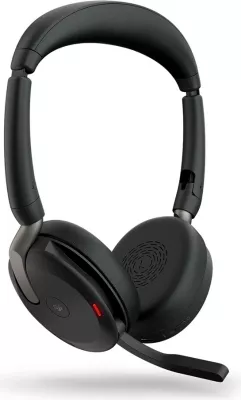 Kufje Jabra Evolve2 65 Flex, Wireless, Link380a MS, karikim wireless, e zezë