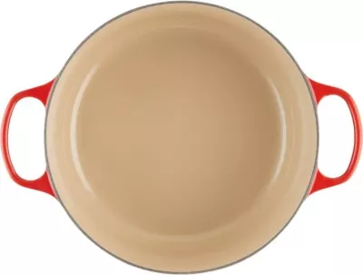 Tenxhere gize për pjekje Le Creuset Signature Roaster 21177200602430, rrumbullake 20 cm, e kuqe qershie