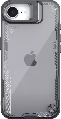 Mbështjellës Nillkin Iceblade Prop për iPhone 16e, me qëndrim, i zi