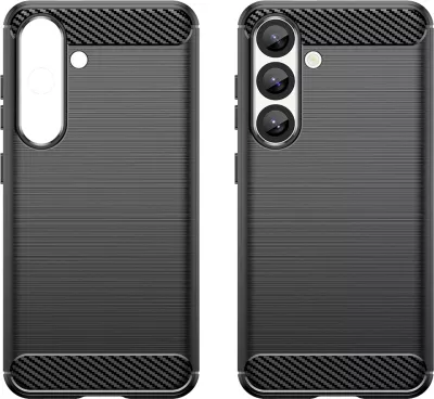 Mbështjellës Hurtel Carbon Case për Samsung Galaxy XCover 7 Pro, TPU, i zi