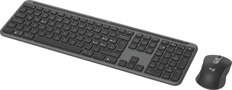 Set maus dhe tastierë Logitech SGN SLIM COMBO MK950 BUSINESS, wireless, gri