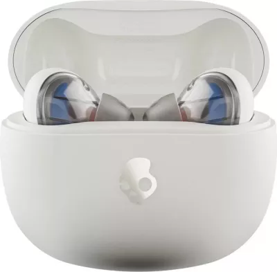 Kufje Skullcandy Rail True Wireless Bone/Orange Glow