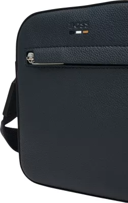 Çantë crossbody për meshkuj BOSS Ray_NS zip N. 10263216 01, blu e errët