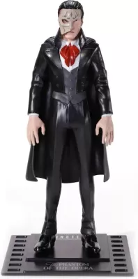 Figurinë fleksibile Noble Collection Bendyfigs Universal Monsters Phantom of the Opera 19 cm me stendë
