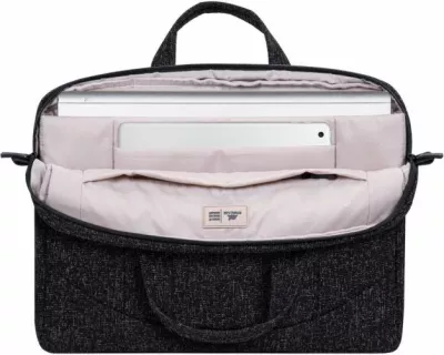Çantë laptopi RIVACASE 7931 15.6 inç, e papërshkueshme nga uji, me rrip, e zezë