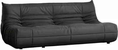 Divan treshe Atelier del Sofa, ngjyrë gri e errët, Bocek