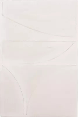 Panel dekorativ për mur Santorini FH4505 MDF ngjyrë e bardhë e zbehtë 80x4(trashësi)x120H cm.