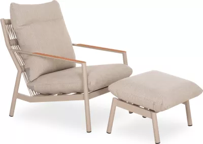 Set karrige lounge me këmbështetëse këmbësh Oblivion