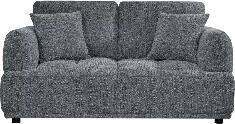 Divan dy-vendësh STRUCTO, material gri, 168x94x88cm thumbnail 3