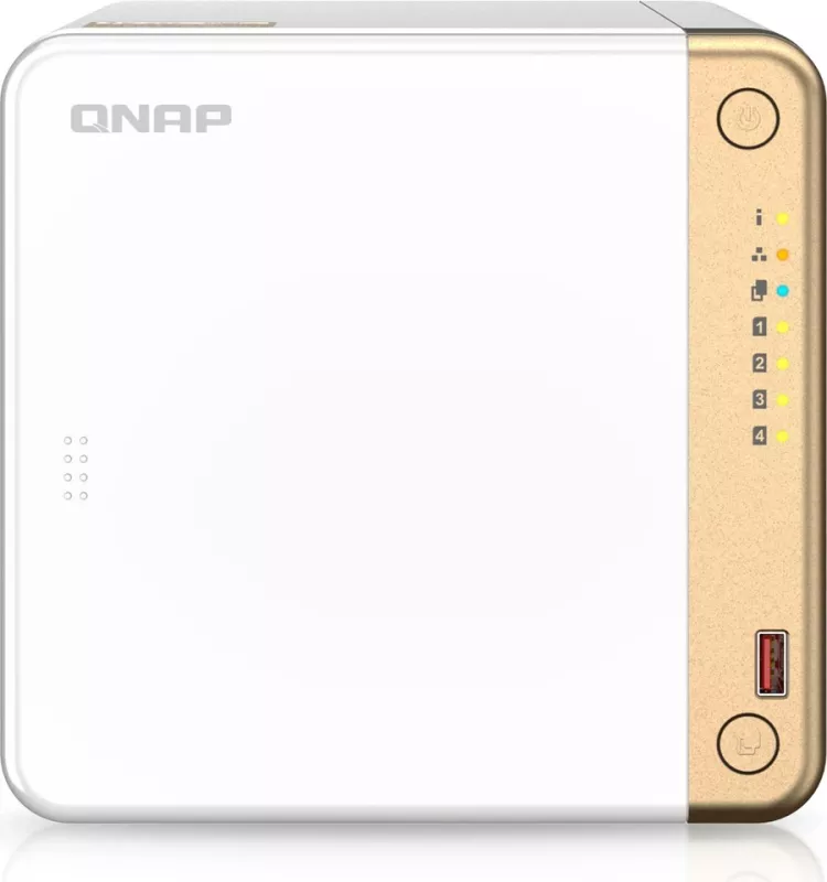 Kasë NAS QNAP TS-462-4G, Intel Celeron N4505, 4 GB RAM DDR4, Tower, Bardhë
