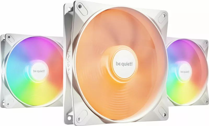 Ventilator Be Quiet! LIGHT WINGS LX PWM high-speed, 140mm, Triple-Pack, bardhë