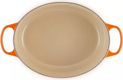 Tenxhere Le Creuset Signature 7.5L ovale, gize, portokalli