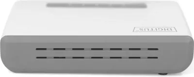 Server rrjeti multi-funksional DIGITUS 2 Port USB 2.0, 300 Mbps, i bardhë