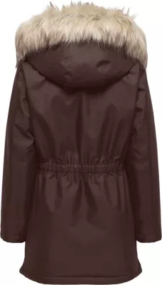Pallto parka për femra Only ONLMATHILDA 15370930, kafe [Madhësia: L]