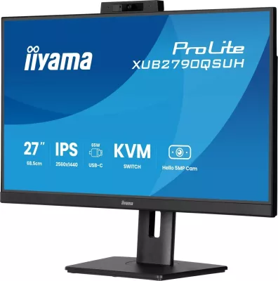 Monitor iiyama ProLite XUB2790QSUH-B2, 27 inch, IPS, 2K, 100Hz, USB-C, e zi