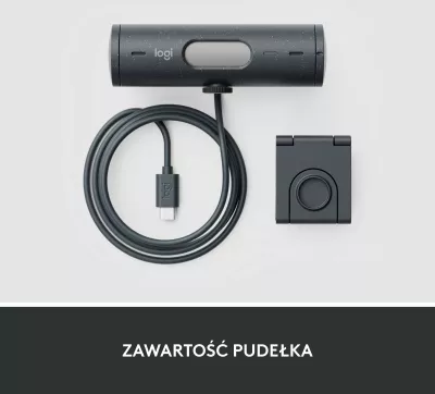 Webkamerë Logitech Brio 500 (960-001422) Full HD 1080p USB-C, Graphite