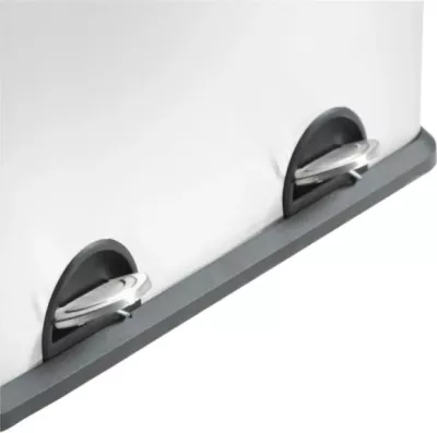 Kosh ndarës i mbeturinave VONHAUS 07/631 60L (2x30L) inox, gri/zi